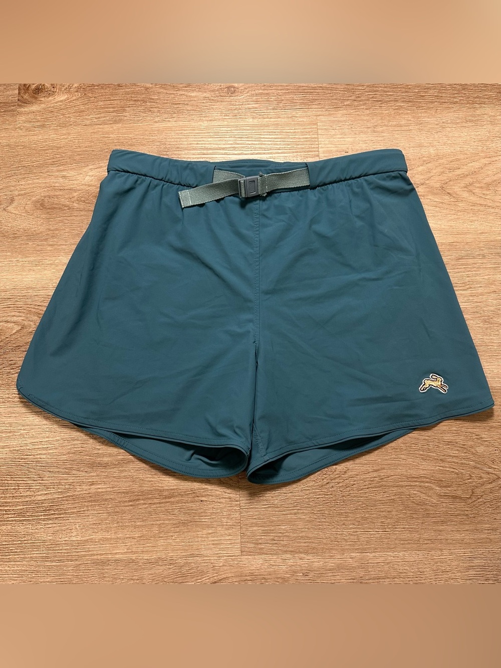 Tracksmith Teal Women's Trail Shorts